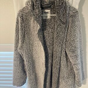 PINK Victoria's Secret Women's Gray Sherpa Jacket